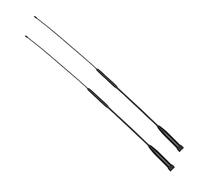 YUEHISY Antenne Fouet Souple 2 Pièces, Remplacement SMA-mâle Double Bande VHF/UHF (144/430 MHz) pour Les Radios VX-6R VX-160-8R et TYT