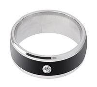 YUEHISY Bague Intelligente NFC Multifonction Portable pour Téléphone | Partage de données par radiofréquence NFC, Sans frais, Étanche en profondeur, Puce intégrée, Stockage et échange