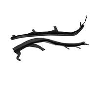 YUEHISY Bandes de Couverture de Phare pour E46 325i 330i 2001-2005, 2 Pièces de Remplacement Supérieur Gauche Droit avec OEM 63126921859 63126921860, Joint d'étanchéité en Caoutchouc, Moulure de