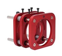 YUEHISY Base de table de toupie en alliage d'aluminium et 4 mâchoires de serrage, système de levage de 51 mm avec tiges en acier inoxydable pour le travail du bois