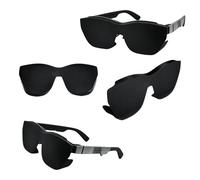 YUEHISY Bloqueurs de Lumière pour Lunettes AR, Lentille Universelle en Silicone Souple, Bloqueur de Lumière Complète, Adaptés aux Séries Rayneo Air 3S / Air 2S / 3