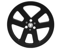 YUEHISY Bobine ABS 7" pour Magnétophone Bobine à (BLACK) | Moyeu NAB 6 Trous, Léger, Coussinets Inclus, Machines 1/4", Audio Vintage