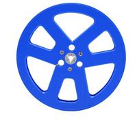 YUEHISY Bobine ABS 7" pour Magnétophone Bobine à (BLUE) | Moyeu NAB 6 Trous, Léger, Coussinets Inclus, Machines 1/4", Audio Vintage