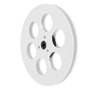 YUEHISY Bobine de Ruban Vide 1/4 Pouces 7 Pouces Bride NAB 6 Trous pour Studer Enregistreur à Bobine Ouverte Vintage ABS Remplacement Analogique Robuste (WHITE)