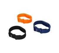 YUEHISY Bracelets de Montre en Silicone pour Air Fitness Tracker | Bracelet de Rechange Réglable, Libération Rapide, étanche, Silicone Souple, Boucle en métal, 3 Pièces