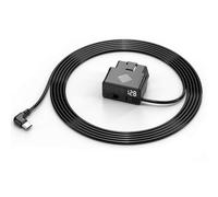 YUEHISY Câble d'alimentation OBD pour Caméra Embarquée, Kit de Câblage OBD2 vers USB C, Mode Stationnement 24 Heures, Mode ACC, Protection Basse Tension, Plug and Play, pour GPS