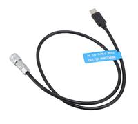 YUEHISY Câble d'alimentation PD USB-C 4K 6K, Connecteur de Verrouillage à 2 Broches avec Indicateur LED, 50 Cm (19,7 Pouces), PD Compatible