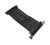 YUEHISY Câble D'extension PCIe 4.0 X16 Haute Vitesse, Support Flexible blindé EMI à 90 Degrés pour Série 40/30, Rétrocompatible avec PCIe 3.0 (40cm)