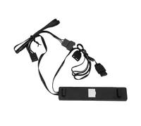 YUEHISY Câble Répartiteur ARGB 1 à 3, Câble D'extension RVB Adressable à 3 Broches, PVC, Connecteur Mâle, sans Outil, pour étendre les Lumières LED des Ventilateurs de PC (BLACK)