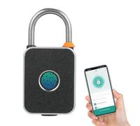 YUEHISY Cadenas à Digitale avec Déverrouillage par Application, | U0026 Sécurisé, Corps de cette digitale, Garantit solidité et résilience, Mode de déverrouillage, Déverrouillage