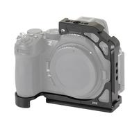 YUEHISY Cage de Caméra pour Z5 II, Plate-Forme Vidéo en Alliage D'aluminium avec Double Support de Chaussure Froide et Trous de Vis de 1/4 à 3/8 Pouces, pour Une Prise de Vue Stable