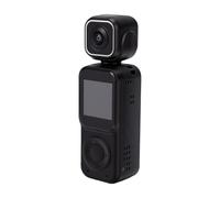 YUEHISY Caméra d'action Ultra HD 4K30FPS | Double Objectif Rotatif à 90 °, Caméra de Vlogging WiFi Intelligente Anti-secousse, Prêt pour le Montage sur Casque,