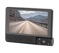 YUEHISY Caméra de Tableau de Bord à 3 Canaux, 1080P HD Grand Angle de 360 degrés avec écran de 4 Pouces, Enregistrement en Boucle, Enregistreur de Véhicule à Triple Objectif pour Camions