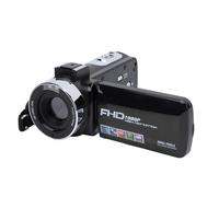 YUEHISY Caméra Vidéo, Caméscope Full HD 1080p 30MP avec écran de Rotation de 3 Pouces, Zoom Numérique 18x, Lumière Rempli, Enregistreur de Caméra Numérique pour Voyager, Mariage