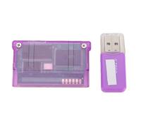 YUEHISY Carte Flash pour Console de Jeu, Carte Mémoire Flash Adaptée pour GBA SP GBM IDS NDSL, Support TF 2 Go, Fonction de Triche, Chargement ROM Rapide, pour Game Boy Advance