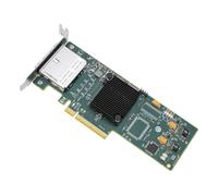 YUEHISY Carte SAS HBA Compatible avec la Carte D'extension PCIe SATA LSI 9200-8e IT Mode, 8 Ports, Prise en Charge de L'extension SAS, Contrôleur HBA
