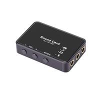 YUEHISY Carte Son Surround USB 7.1 | Carte Son Externe DAC 192 KHz/32 Bits pour Jeux sur PC, Son Surround Virtuel 7.1 avec Modes HiFi Musique et Film