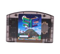YUEHISY Cartouche de Jeu, Cartouche Flash Open Source, ROM 64 Mo, émulation 64DD, 23,8 Mio/s, Sauvegarde Automatique, USB C, émulateur GB, pour Développeur de Joueurs N64 (Noir transparent)