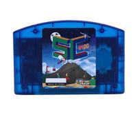 YUEHISY Cartouche Flash N64 Open Source |Émulation Matérielle 64DD, Mémoire Intégrée de 32 Go (bleu transparent)