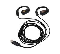 YUEHISY Casque à Conduction Aérienne de Type C, Conception à Oreille Ouverte avec Pilotes Dynamiques de 14 Mm, Basses Profondes, Télécommande en Ligne, Léger pour Le Sport