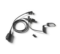 YUEHISY Casque de Surveillance Discret à Tube Acoustique avec Micro PTT, Compatible avec Les Radios Bidirectionnelles 2 Broches et, Oreillette pour Talkie-walkie