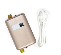 YUEHISY Chauffe-Eau électrique sans Réservoir, 3000 W Compact Sous évier avec Affichage Numérique, Eau Chaude Instantanée, pour Salle de Bain, Douche, Cuisine