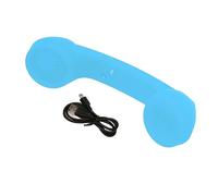 YUEHISY Combiné Téléphonique Rétro sans Fil, Bluetooth Rechargeable, Contrôle du Volume, Micro HD, Temps de Conversation 8H, pour Téléphone Portable, Ordinateur Portable (Bleu Ciel)