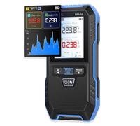 YUEHISY Compteur EMF, Détecteur de Champ électromagnétique avec EF MF RF, Compteur RF Rechargeable avec Mode Courbe, Alarme de la Lumière Sonore pour le Bureau à Domicile
