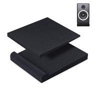 YUEHISY Coussinets d'isolation pour Moniteur de Studio, Amortissement du Son avec Réduction des Vibrations pour Un Son Plus Clair, Cales en Mousse Acoustique Haute densité pour Moniteurs de Champ (B)
