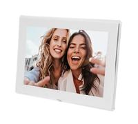 YUEHISY Crame d'image Numérique WiFi, Album Photo électronique à écran Tactile de 10,1 Pouces, 32 Go de Photos de Partage Via L'application, pour Les Parents de la Famille (Prise UE)