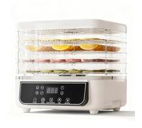 YUEHISY Déshydrateur Alimentaire électrique, Sécheuse à 5 Couches avec Minuterie Numérique et Contrôle de la Température pour Fruits, Légumes, Viande, Friandises pour Chiens (Prise UE 220V 50Hz)