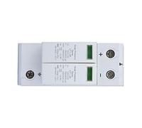 YUEHISY Dispositif de Protection Contre Les Surtensions CC, Parafoudre 40KA, Montage sur Rail 2P, SPD Basse Tension pour Système Solaire, Protection Ignifuge PC pour Boîte de Distribution, (2P20KA)