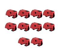 YUEHISY Dispositif de Verrouillage de Disjoncteur, Ensemble de Verrouillage de sécurité Durable pour L'énergie Industrielle, Pince de 10 Pièces pour les Travailleurs des Usines Chimiques