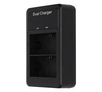 YUEHISY Double Chargeur USB pour la Batterie DE la Caméra, Compatible avec R7 II R6 R5 60D 70D 80D 90D 5D4 5D3 5D2 5DS 7D 6D 5D MARK4 CAMÉRA, OPCATIONS DE Charge PULONDATILE