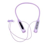 YUEHISY Écouteurs de Cou sans Fil, Connexion Stable Bluetooth 5.3 et Affichage de la Puissance, écouteurs de Cou Magnétique avec Son Haut de Gamme (Purple)