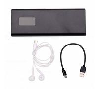 YUEHISY Enregistreur Audio activé par la Voix, Suppression du Bruit AI, écran HD, Fonctionnement à Une Seule Touche, MP3, 400 MAh, pour la Prise de Notes Lors de Conférences (8GB)