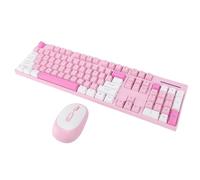 YUEHISY Ensemble Clavier et Souris sans Fil 2.4G, Plug and Play pour Ordinateur, Conception Ergonomique avec Mode Veille Intelligent (Type 1)