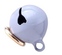 YUEHISY Ensemble de Cloches à Collier pour Chat avec Porte-clés, Son de Cloche Clair pour Animaux de Compagnie Heureux, Accessoire Artisanal de Bricolage (Grey)