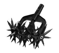 YUEHISY Ensemble d'outils de Cultivateur Rotatif, Scarificateur de Sol de Jardin à Main avec Dents Détachables et Roue Amovible pour Une Culture de Dents Plus Profondes et Tranchantes
