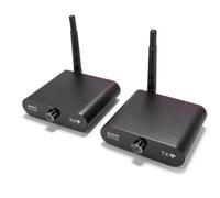 YUEHISY Ensemble émetteur-récepteur Audio sans Fil 2,4 G, Stéréo HiFi sans Latence 100 M, Kit D'adaptateur Audio Fil pour Haut-Parleur alimenté, Barre de Son, PC, TV avec