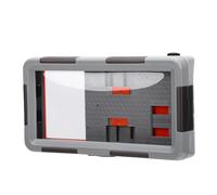 YUEHISY Étui de Téléphone de Plongée en Apnée sous-Marine, étui Professionnel IP68 de 15m/50 Pieds, pour 17/16/15/14/13/12 Pro Max et S25 S24 S23 Ultra (Gris et Orange)