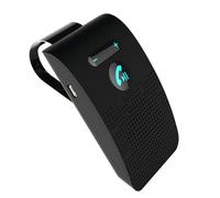 YUEHISY Haut-Parleur de Voiture Bluetooth Mains Libres, Clip de Visière, Haut-Parleur de Voiture sans Fil avec Capteur de Vibrations, Mise sous Tension Automatique, Double Connexion
