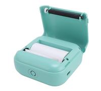 YUEHISY Imprimante Thermique BT, Conception Portable, pour Les Billets, Les Photos, Les Mémos, L'impression D'erreurs, L'impression sans Encre, avec Ebay Shopify Poshmark Ect, Blanc (Green)