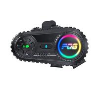 YUEHISY Interphone Bluetooth pour Casque de Moto, Casque de Communication Bidirectionnel 500 M, Mode de Sensibilisation, Suppression du Bruit, étanche, pour Demi Intégraux