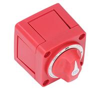 YUEHISY Interrupteur de Batterie, Isolateur de Puissance à Double Circuit à 3 Positions, 300 A Continu pour Bateau Marin, Camping-car, Sélecteur Marche/arrêt pour Double Batterie, Coupure Rotative