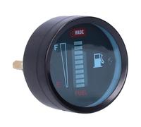 YUEHISY Jauge de Carburant 52 Mm, Indicateur de Niveau de Carburant LED avec Résistance Réglable pour Voiture Moto 12 V, Affichage LED Bleu avec Retard Anti-scintillement, Capteur Universel pour