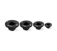 YUEHISY Jeu de 4 Adaptateurs pour Douilles à Choc à Profil Bas, Adaptateur Magnétique pour Clés à Chocs et Cliquets, 3/4 "à 1" 1/2 "à 3/4" 1/2 "à 3/8" 1/4 "à 3/8"