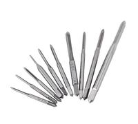 YUEHISY Jeu de Mini Tarauds à Main, 10 Tarauds M1-M3.5, Acier Rapide, Outil de Coupe de Précision pour le Petit Travail des Métaux et la Réparation de Filetage Fin, Assortiment de Micro- pour