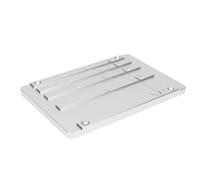 YUEHISY Kit de Bloc D'épissure Réglable, adapté pour Revoxsonido 1 en 1/2 en 1/4 en 1/8 en 10 Pouces, épissage à Bobine Ouverte (YELLOW)