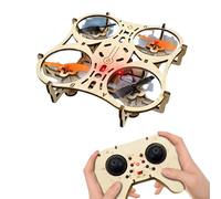 YUEHISY Kit de Modèle de Drone en Bois, Blocs de Construction STEM RC Quadcopter, adapté aux Débutants, Décollage à une ois de Hêtre, pour Enfants, Adultes, éducation Scolaire